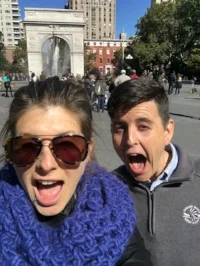 The one and only photo of Dani and me together, taken just 3 days after we met. I'm pretty sure this is when she first got the "maybe I should move to NYC" bug.