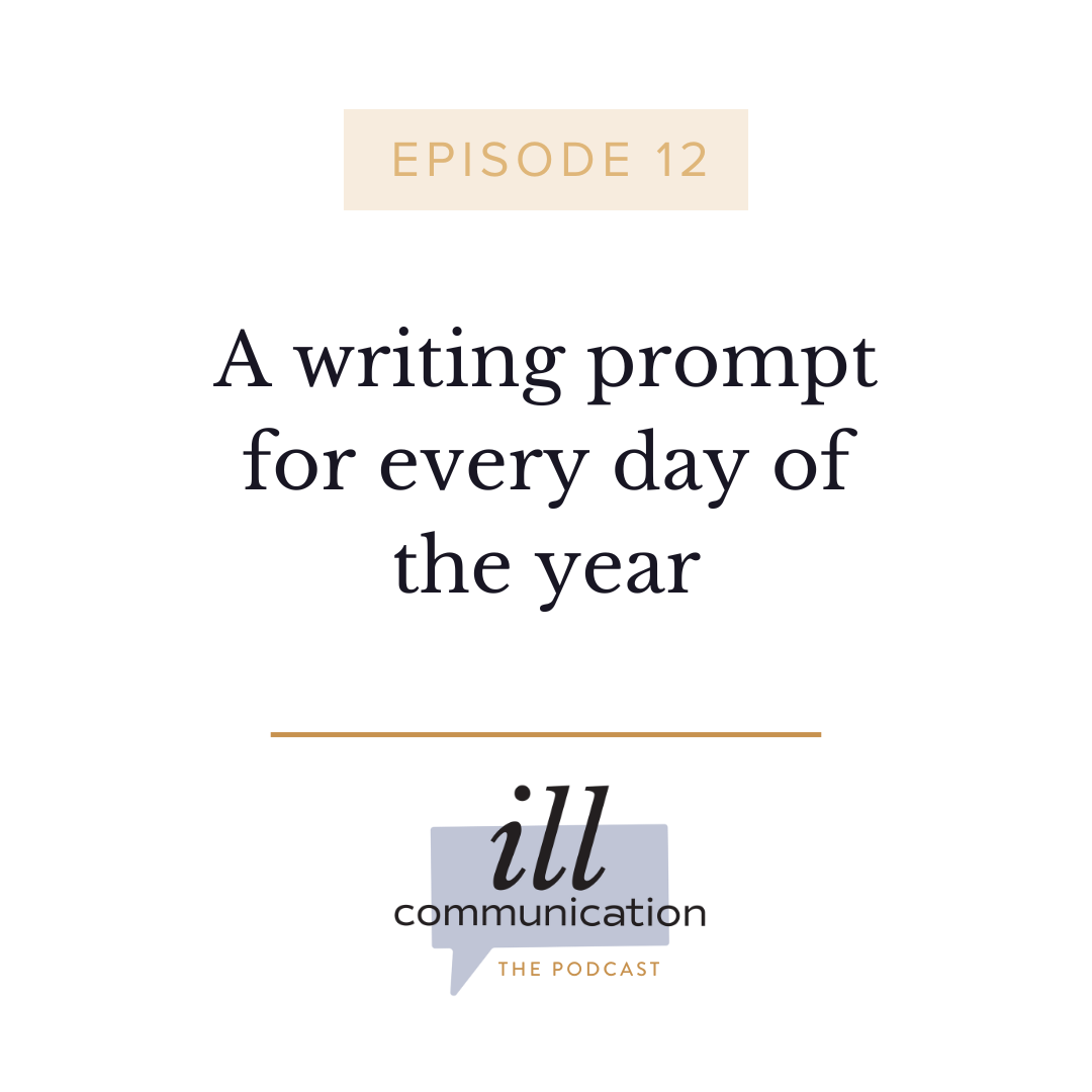 12: A writing prompt for every day of the year