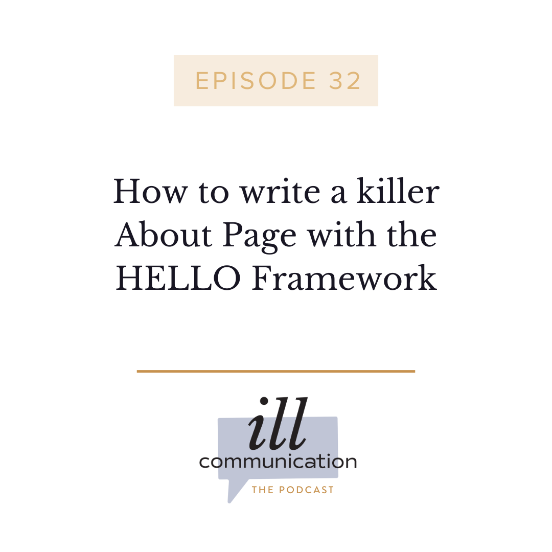 32: How to write a killer About Page with the HELLO Framework