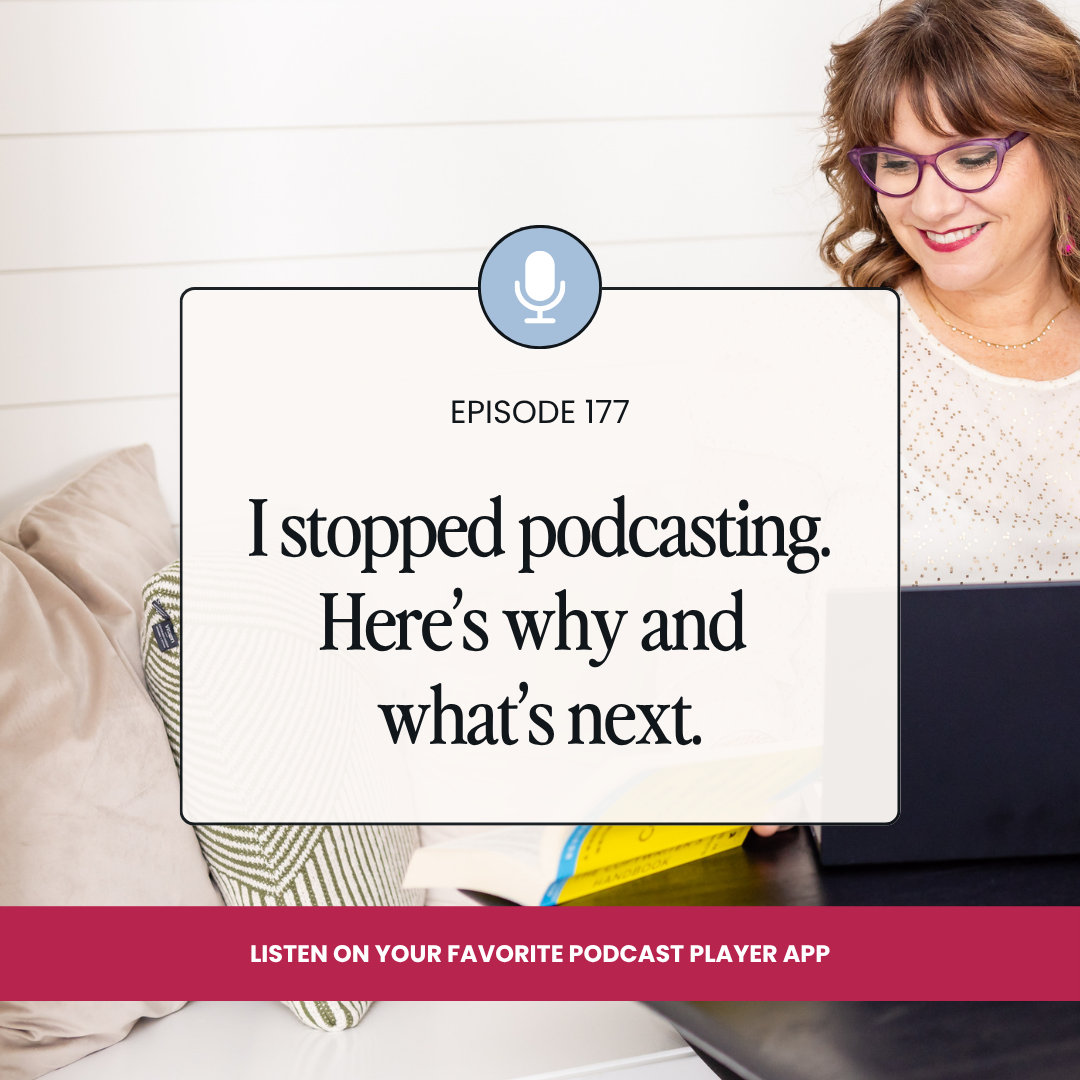 177 | I stopped podcasting. Here’s why and what’s next.