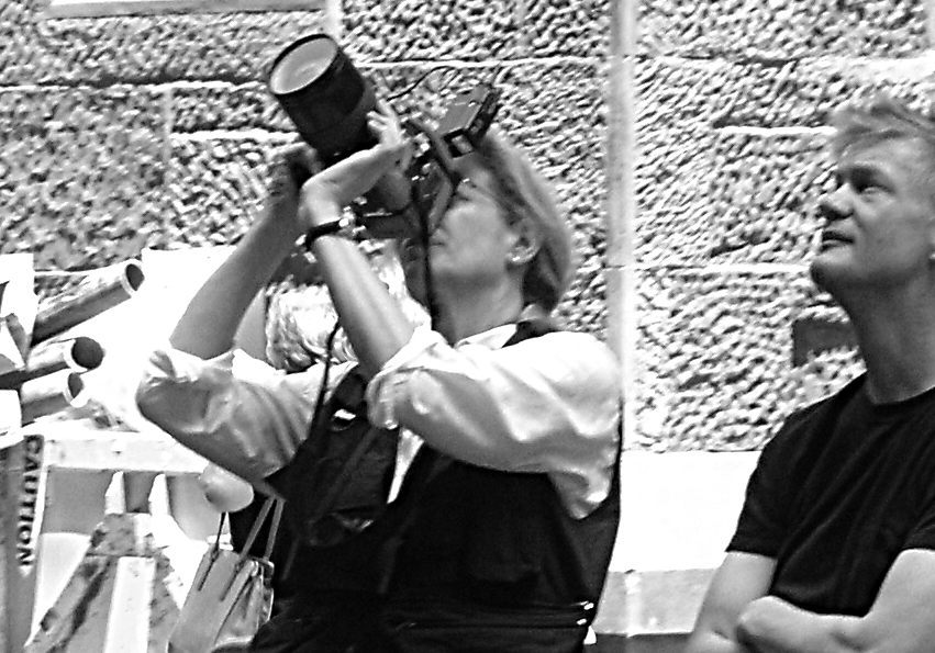 ANNIE LEIBOVITZ IN ACTION