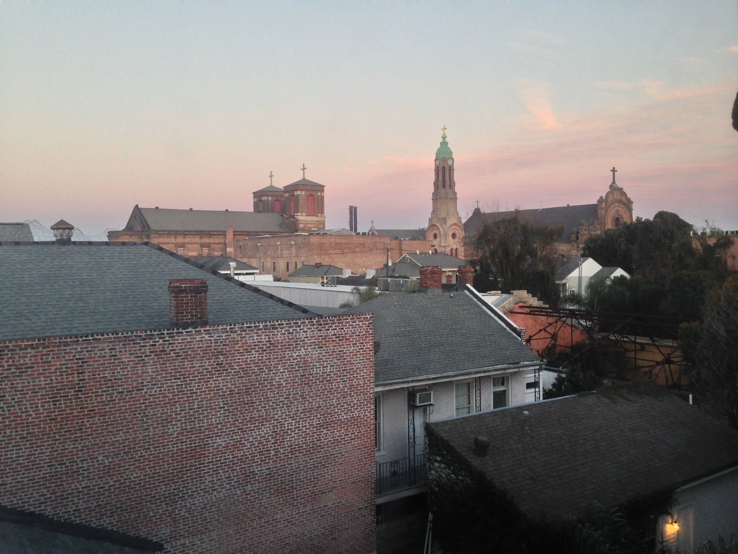 The view from our dojo