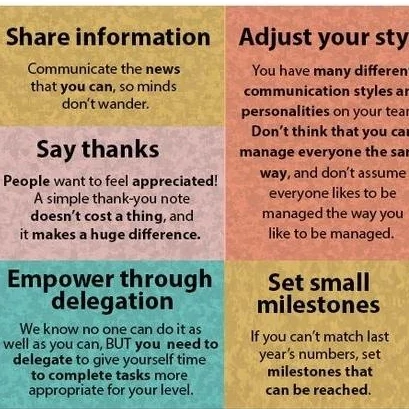 10 tips for managers