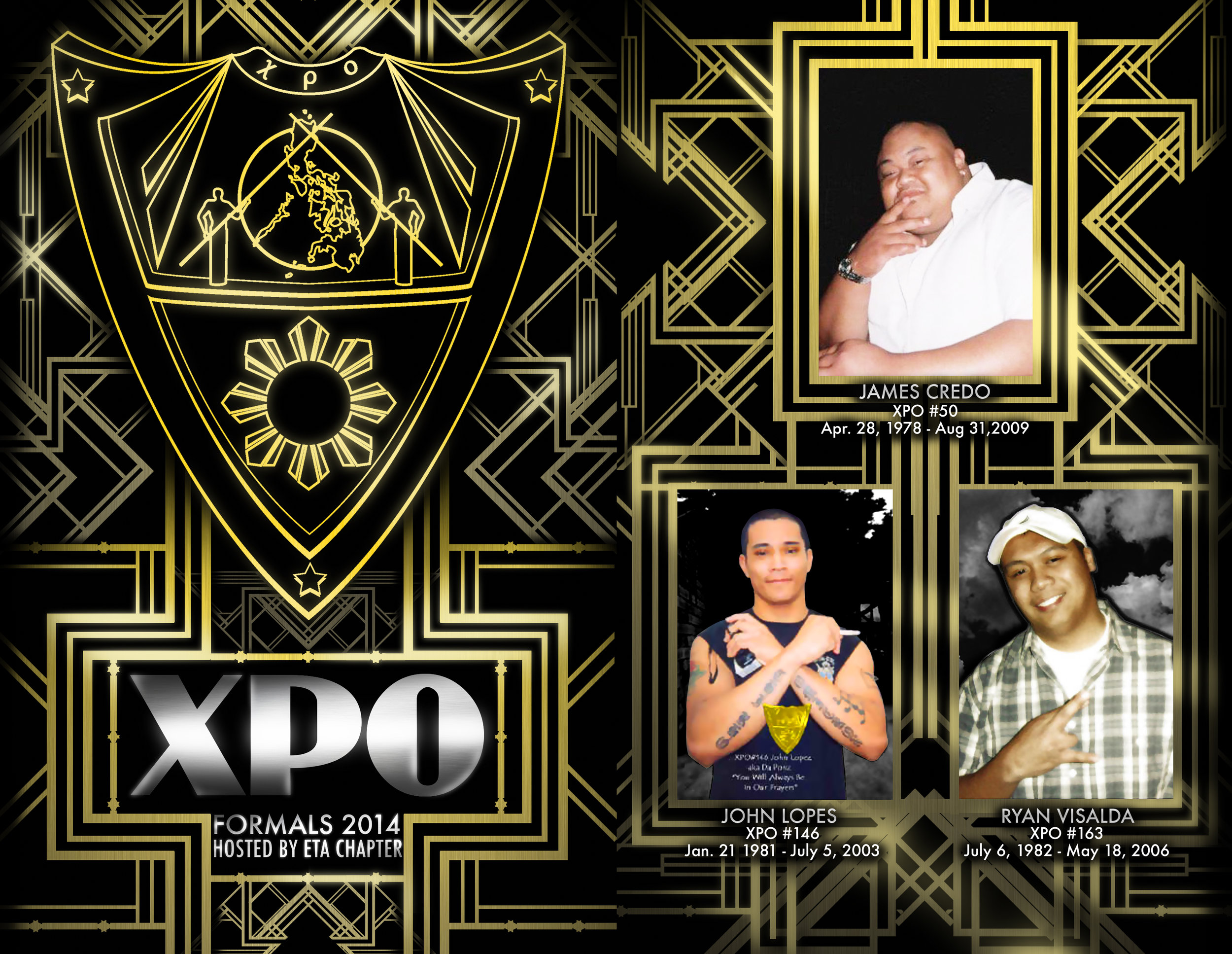 XPO Formals Program Cover