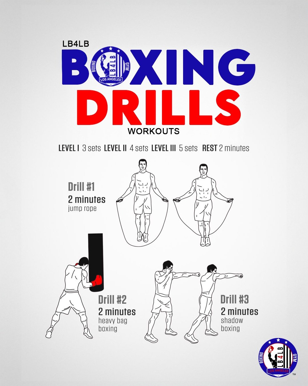 🥊 Ready to elevate your boxing game? 💥 Incorporate these essential drills into your training routine:

🔥 Jump Rope: Improve your footwork, coordination, and endurance. The foundation of every great boxer!

🥊 Heavy Bag: Build power, accuracy, and 