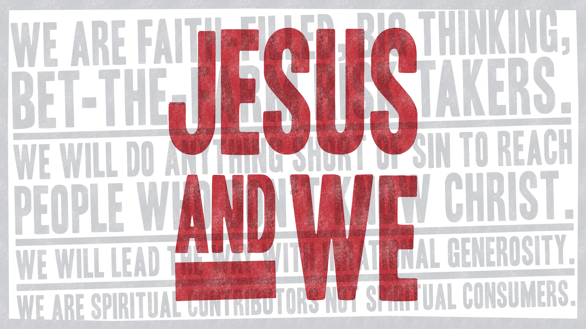 Jesus and We Part 3: Irrational Generosity