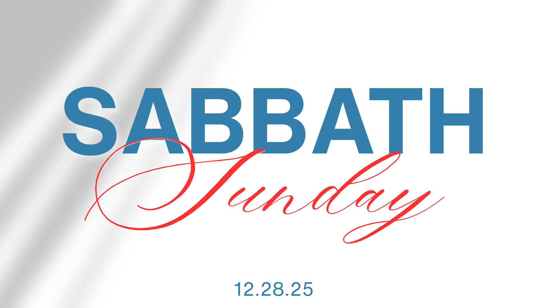 Sabbath Sunday