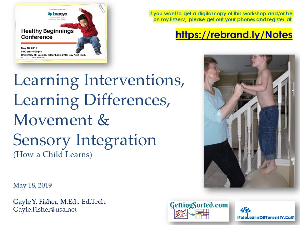 2019 Healthy Beginnings Fisher Learning Interventions Learning Differences  Sensory Integration How a Child Learns 05 18 19.jpg