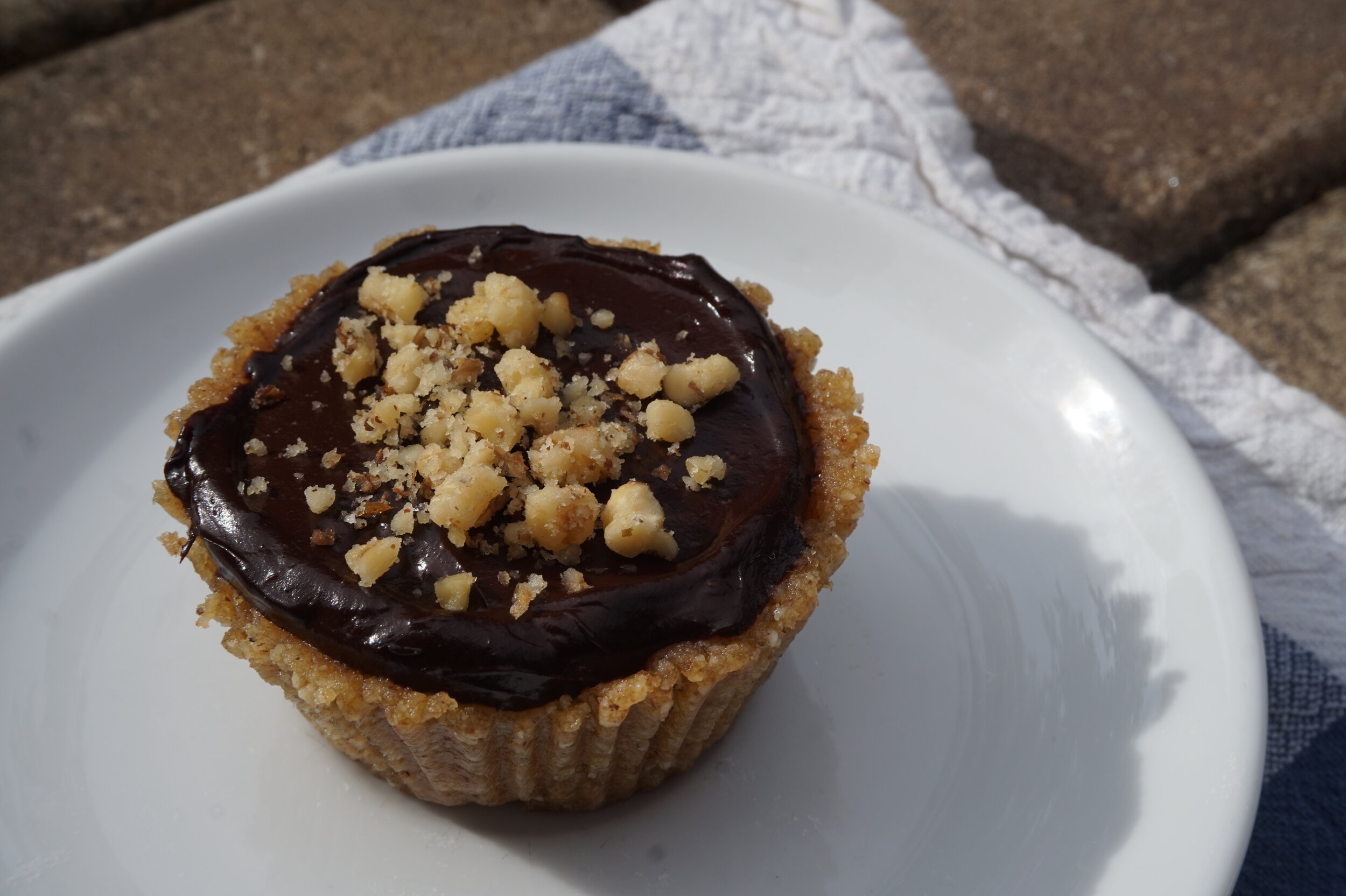 vegan gluten-free chocolate tarts