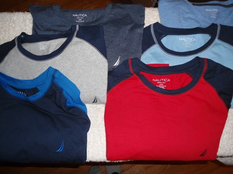 Nautica Sleepwear Lounge Shirts MSRP $30-32 Various Sizes and Colors on Sale $4.49