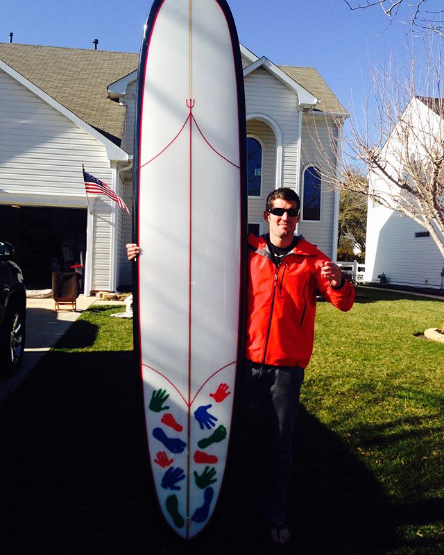 team
__
I did not know Ryan Owen, KIA Jan 29,2017, a team member (pictured, a friend) had this surfboard made for him, the bottom is all Gold Squadron...but the top was what he wanted to see in the ocean...all of his kids.
Ryan was shot while exposing himself to render aid to an injured teammate...
__
this isn’t really a holiday, it’s a memorial for those who did something always under the impression they would not come back. team starts w/ those in a very intimate unit most of us will never know, expands to family members who, then out to friends, eventually making its way to those who choose to honor something from a distance. i’ve been fortunate to have invitations and know the stoicism of these very selfless individuals. it’s shocking, nowhere else does this exist that i’ve experienced. to all that put their lives on the line for freedom without hesitation. 👊🏼🙏🏼
__
#memorialday #remember