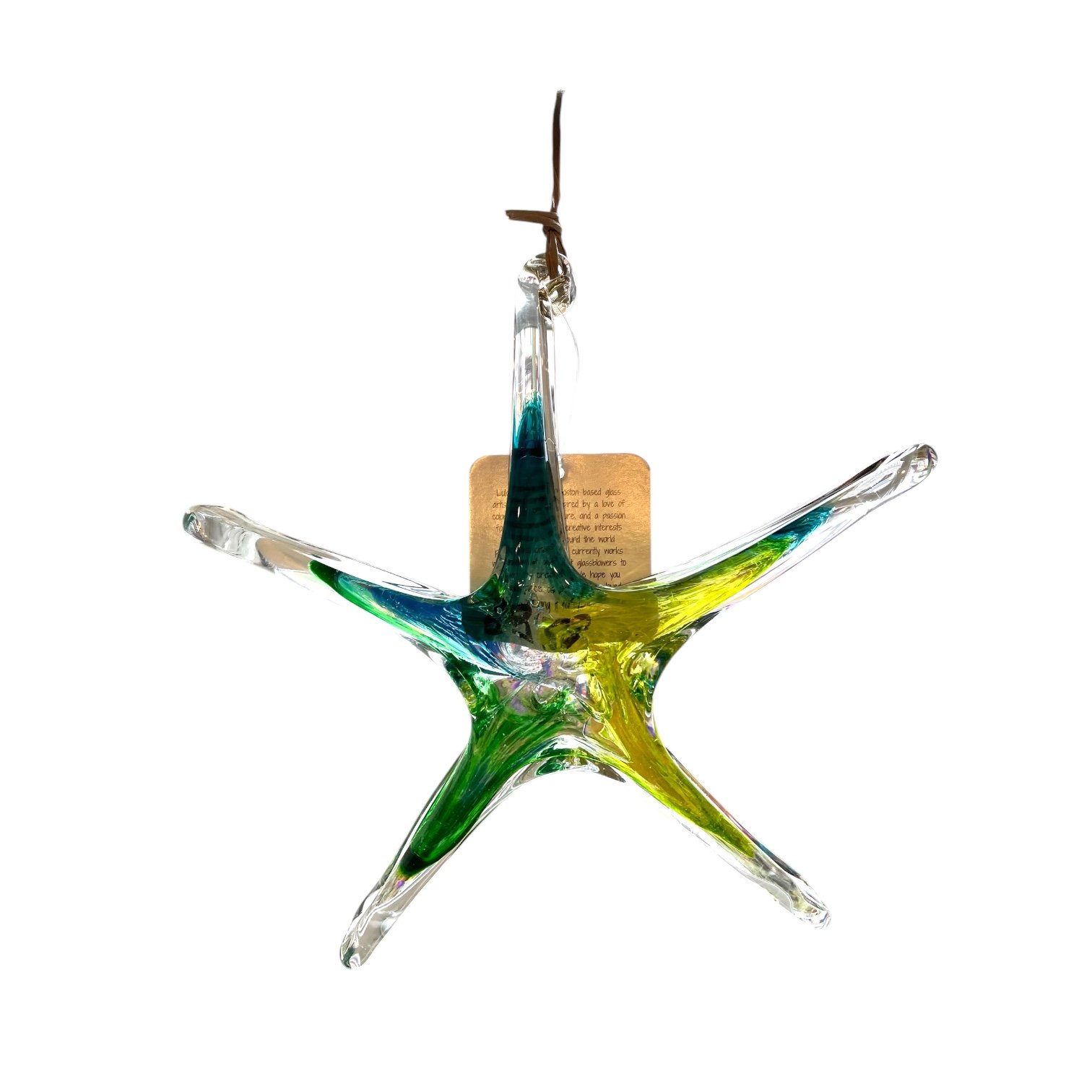 Hand-Blown Glass Star (Medium) by Luke Adams Studio (DD)