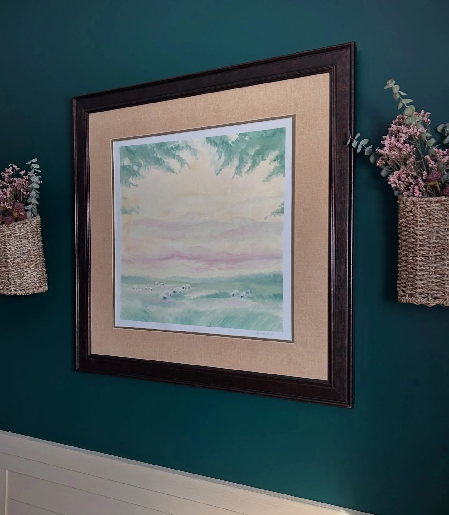 Skye is getting a lot of good sleep in her nursery so I think all of the sheep are doing their job ☺️
#oilpainting