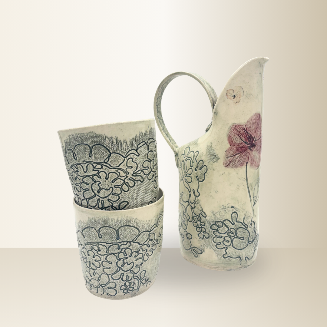 Green Pitcher Bundle with Tumblers