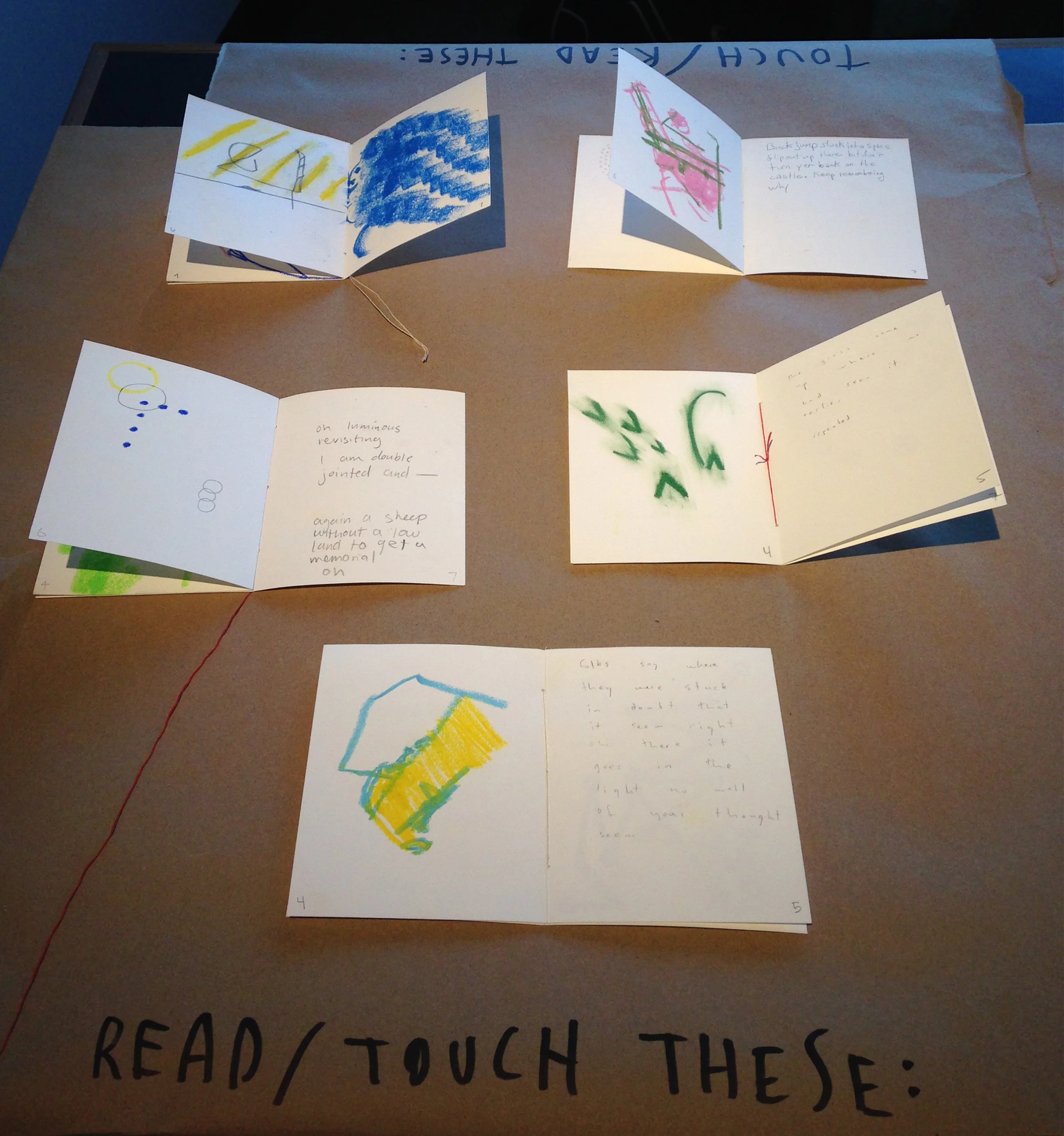 student work from workshop at The Evergreen State College, 2011