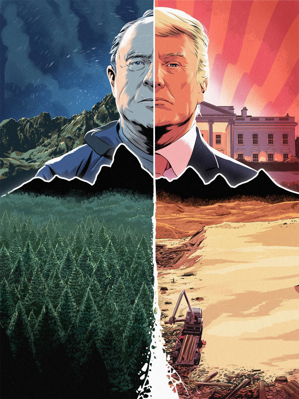 Gq Patagonia V Donald Trump Guy Shield