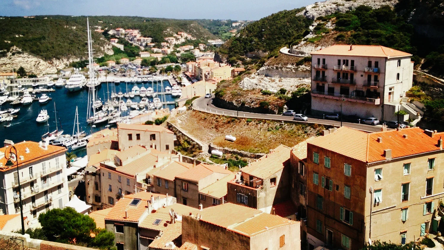 The port of Bonifacio in Corsica