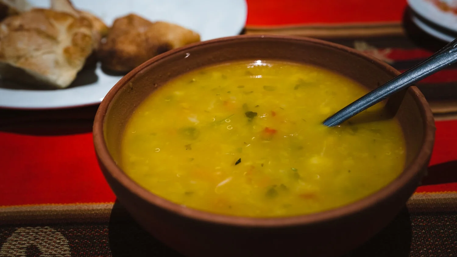 Quinoa soup, Taquile Island. Travel photography and guide by © Natasha Lequepeys for "And Then I Met Yoko". #peru #laketiticaca #amantani #taquile #homestay #culturalexperience #photoblog #travelblog #travelphotography #fujifilm #travel #travelperu #southamerica #allwaystravel #laketiticacaitinerary #puno #uros #floatingislands #pachamama #pachatata