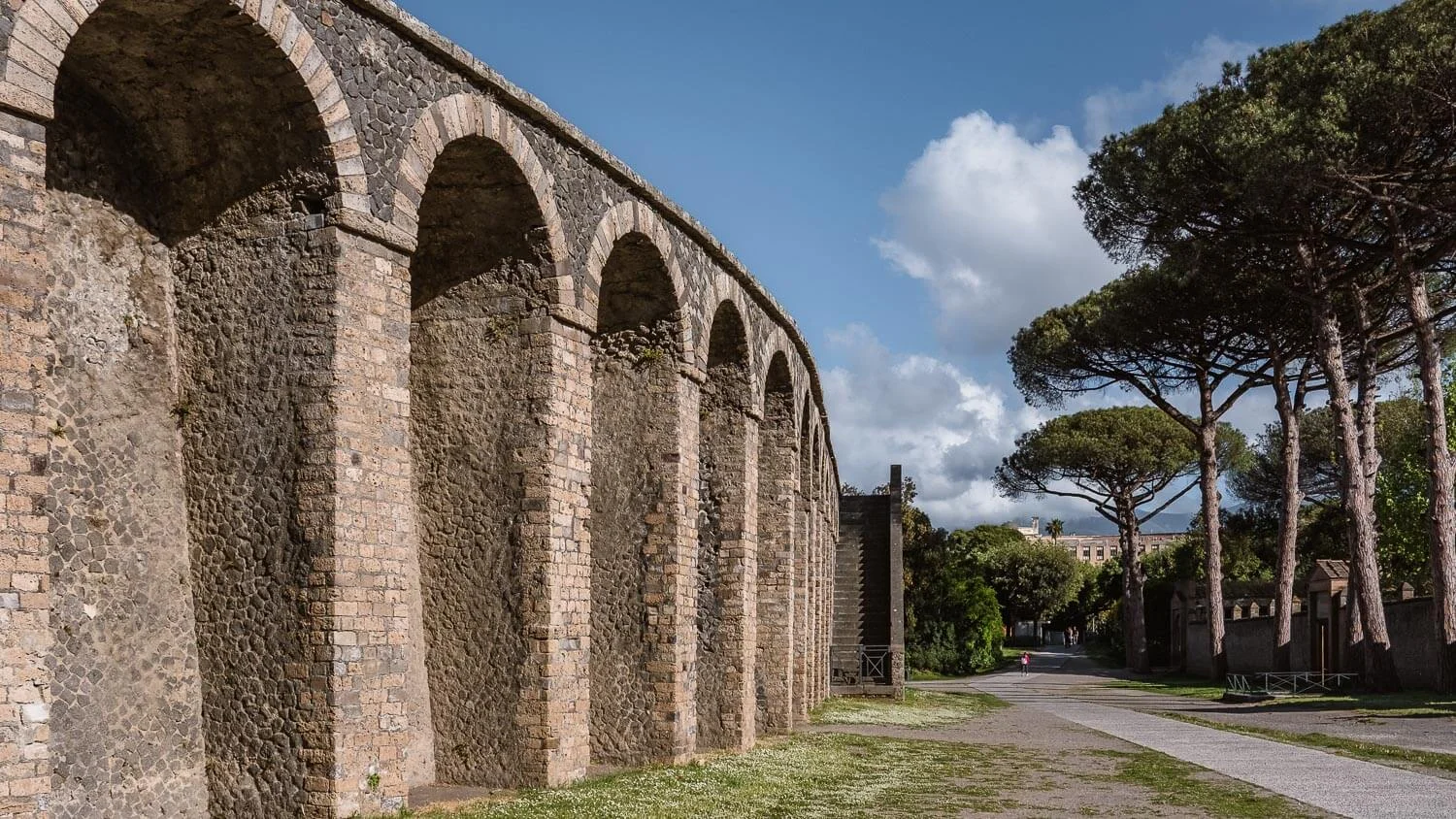 Outside of the amphitheater in Pompeii. Travel photography and guide by © Natasha Lequepeys for "And Then I Met Yoko". #pompeii #italy #fujifilm #travelphotography