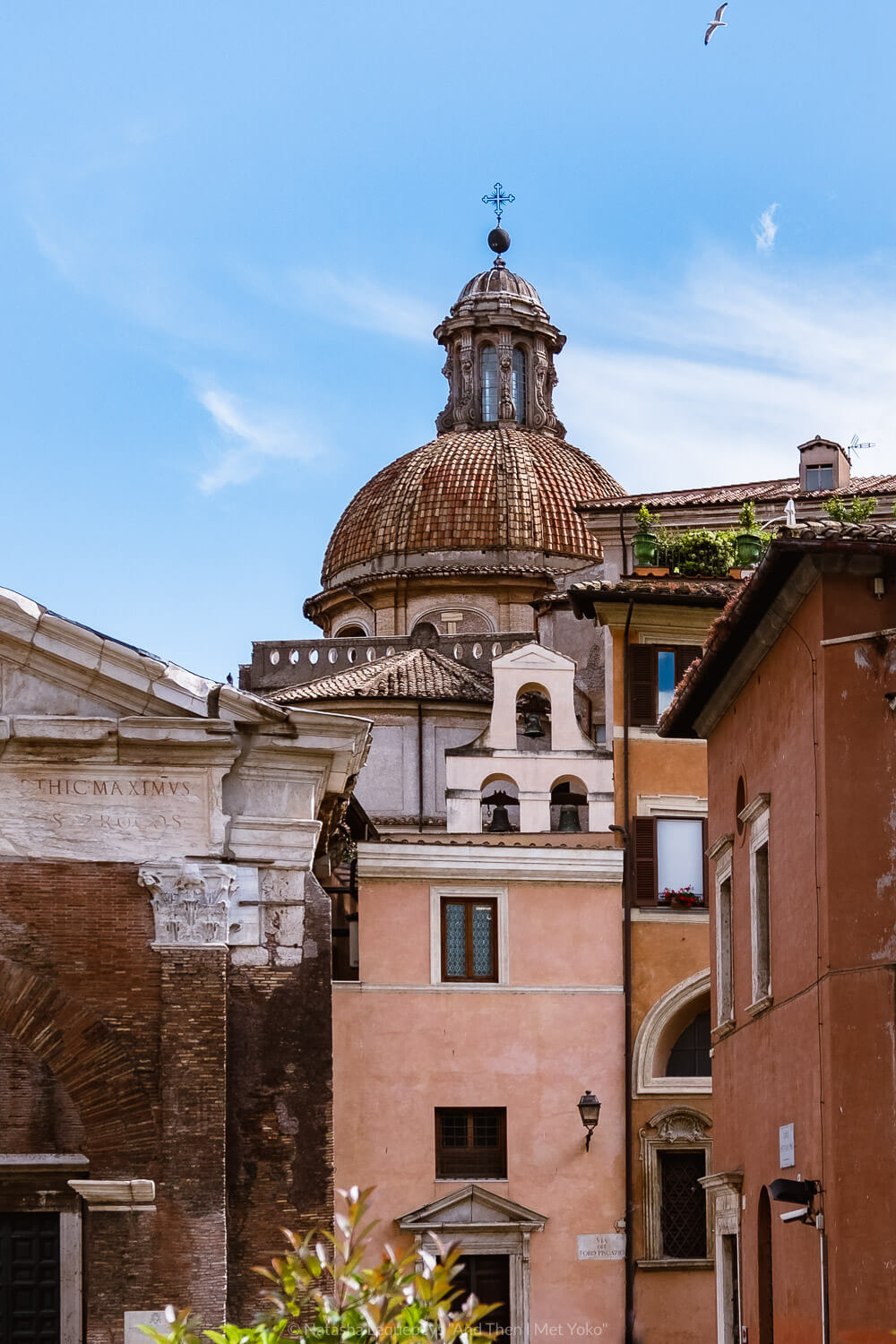 A church in the Jewish Ghetto, Rome. Travel photography and guide by © Natasha Lequepeys for "And Then I Met Yoko". #rome #jewishghettorome #italy #fujifilm #travelphotography