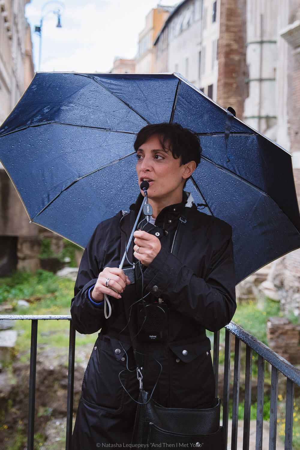 Micaela Pavoncello, ower and guide of Jewish Roma Walking Tour. Travel photography and guide by © Natasha Lequepeys for "And Then I Met Yoko". #rome #italy #fujifilm