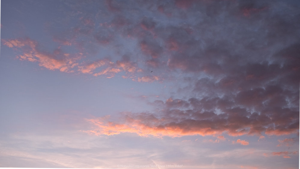 Sunset sky in Cinque Terre. Travel photography and guide by © Natasha Lequepeys for "And Then I Met Yoko". #cinqueterre #italy #travelphotography