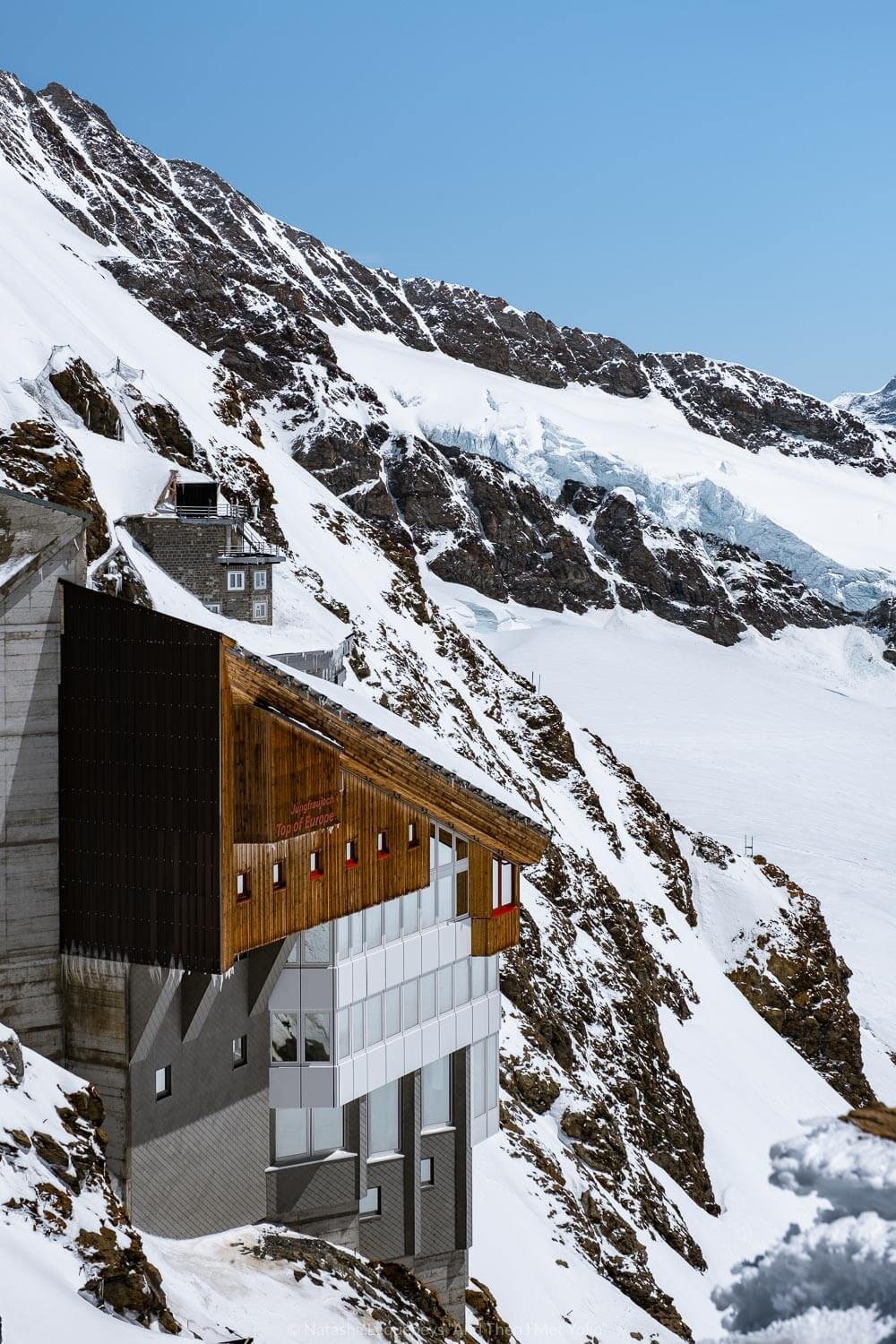 Views from Jungfraujoch, Switzerland. Travel photography and guide by © Natasha Lequepeys for "And Then I Met Yoko". #wengen #switzerland #jungfrau #travelphotography #fujifilm