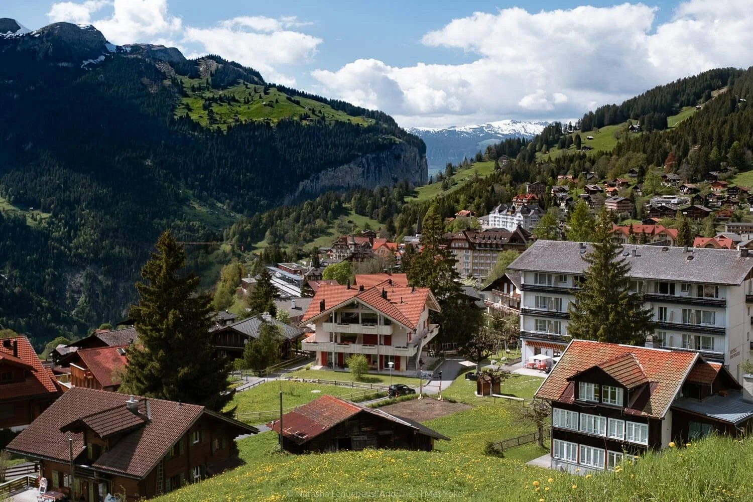 Wengen, Switzerland. Travel photography and guide by © Natasha Lequepeys for "And Then I Met Yoko". #wengen #switzerland #jungfrau #travelphotography