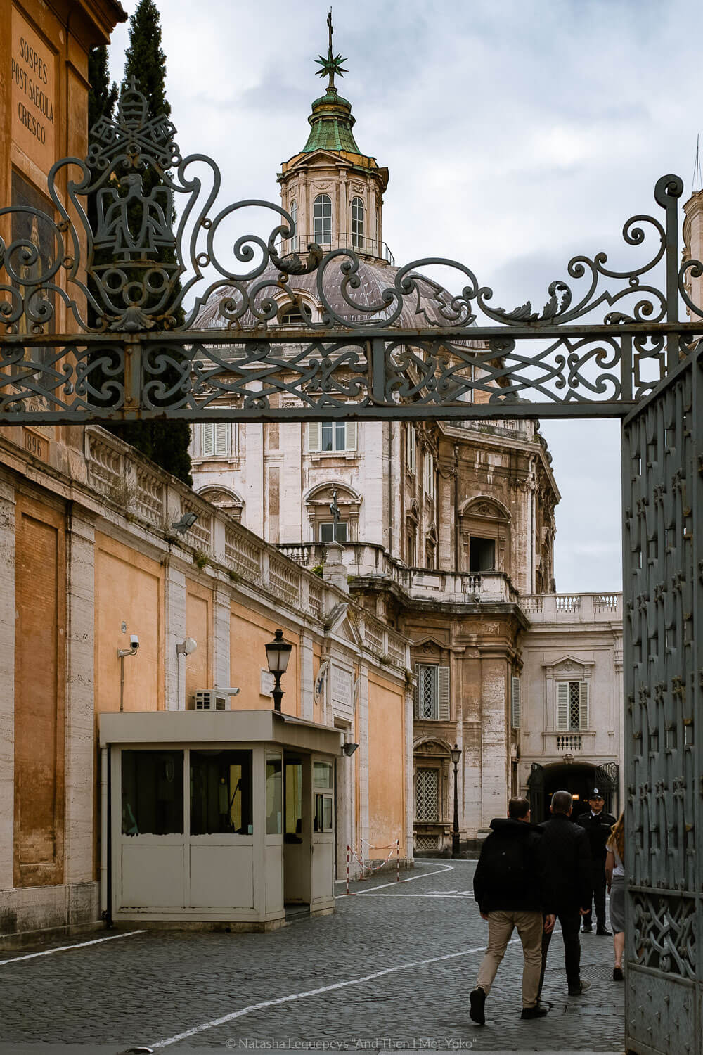 Entering the Vatican for the Scavi Tour. Travel photography and guide by © Natasha Lequepeys for "And Then I Met Yoko". #rome #italy #travelblog #travelphotography