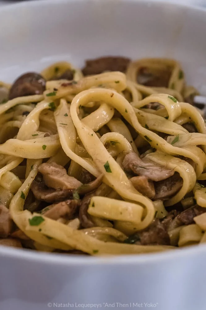 Mushroom pasta