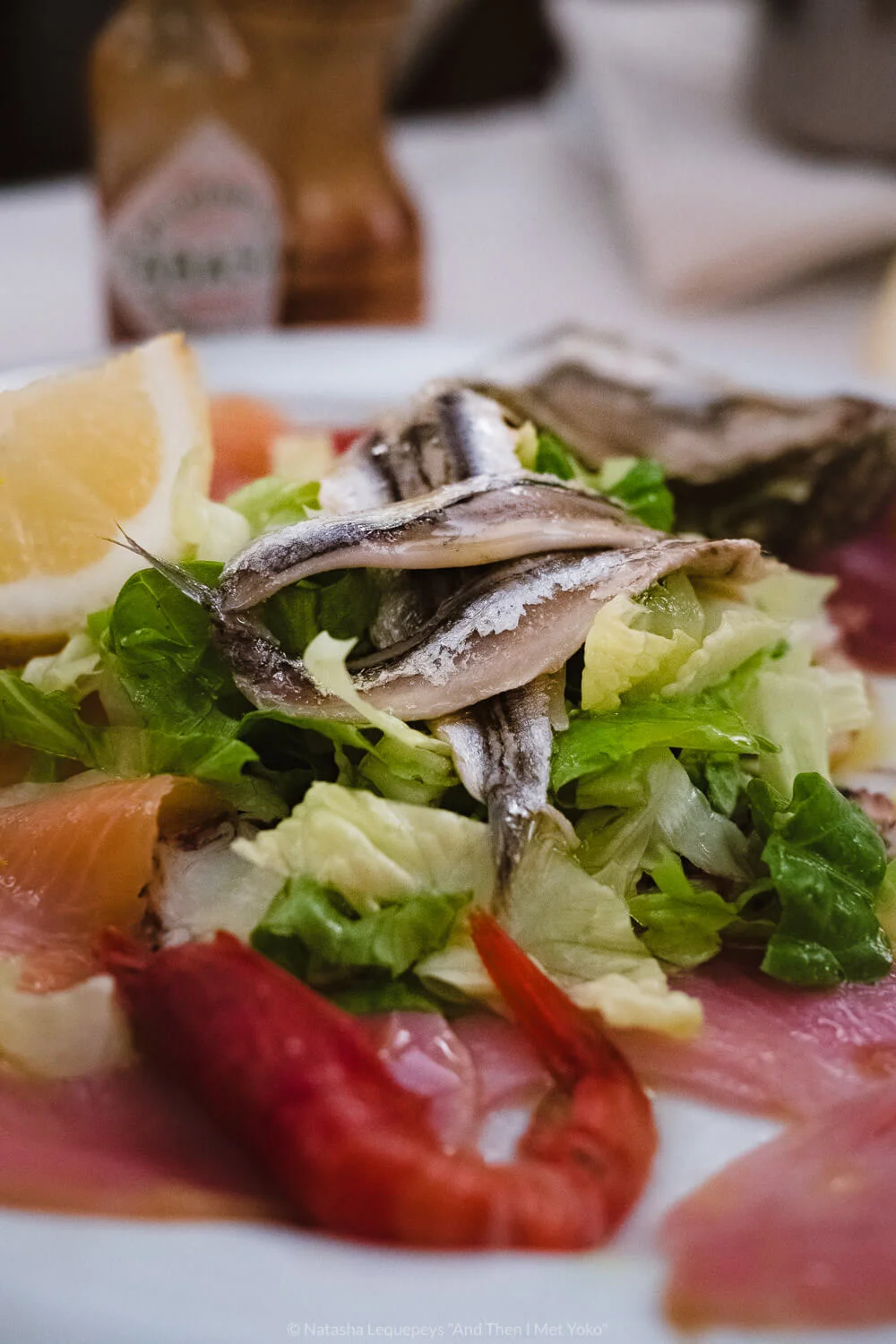 Seafood plate