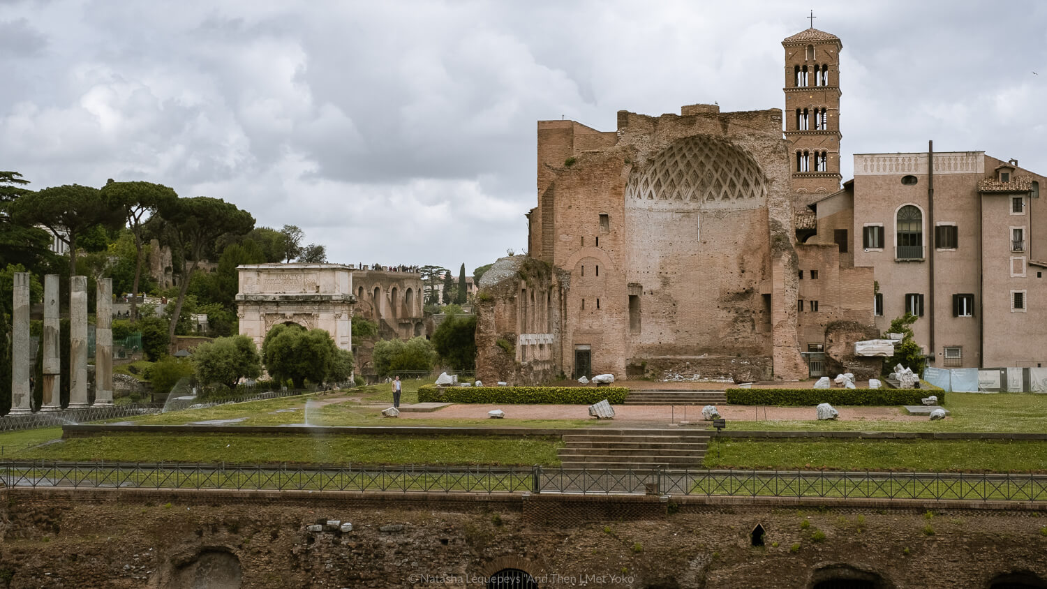 The Temple of Venus in Rome, Italy. Travel photography and guide by © Natasha Lequepeys for "And Then I Met Yoko". #rome #italy #travelblog #travelphotography