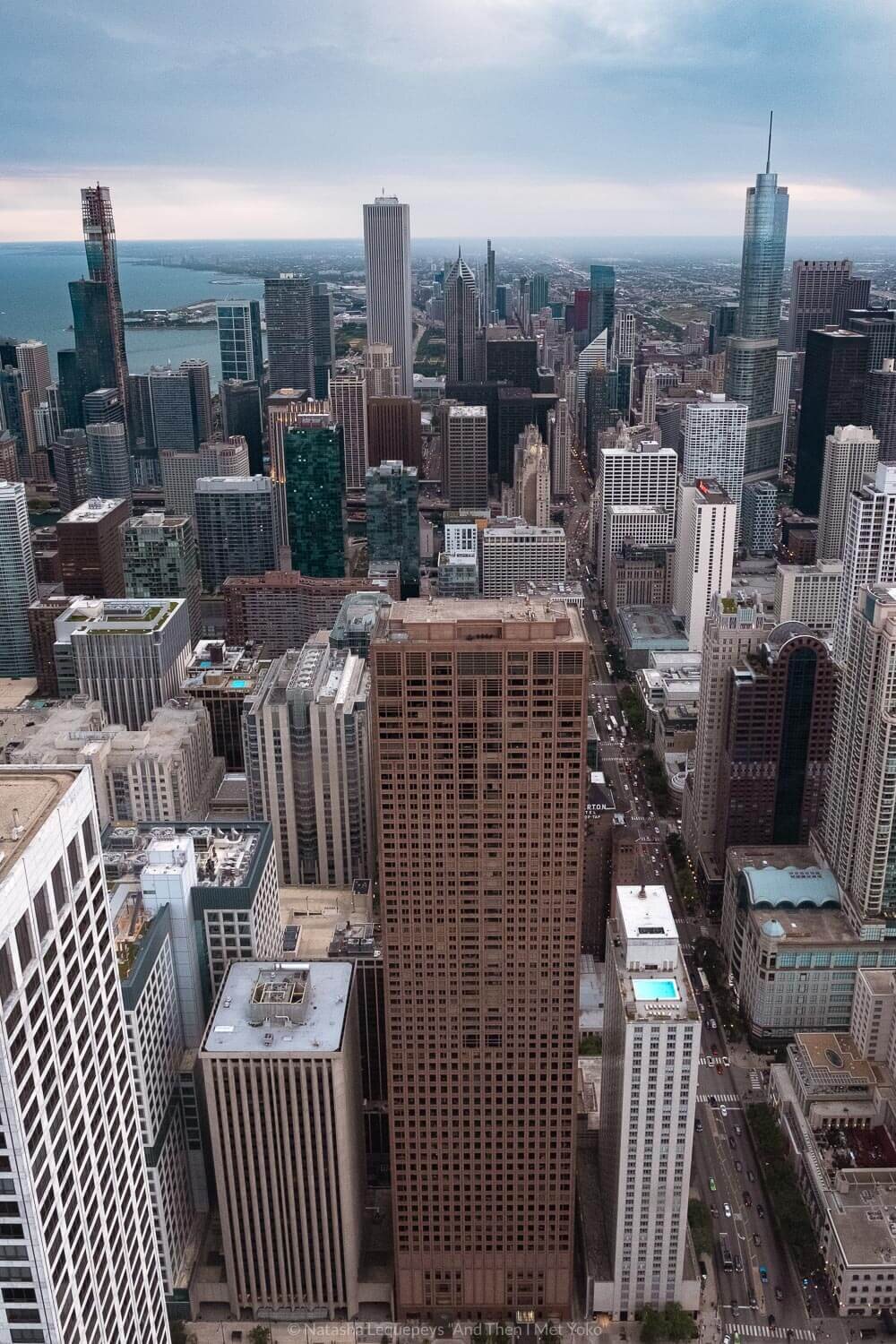 Views from 360 Chicago. Travel photography and guide by © Natasha Lequepeys for "And Then I Met Yoko". #chicago #usa #travelblog #travelphotography
