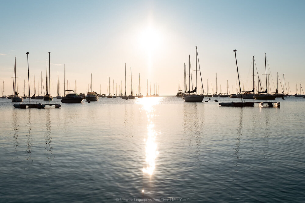 Lake Michigan in Chicago, USA. Travel photography and guide by © Natasha Lequepeys for "And Then I Met Yoko". #chicago #usa #travelblog #travelphotography