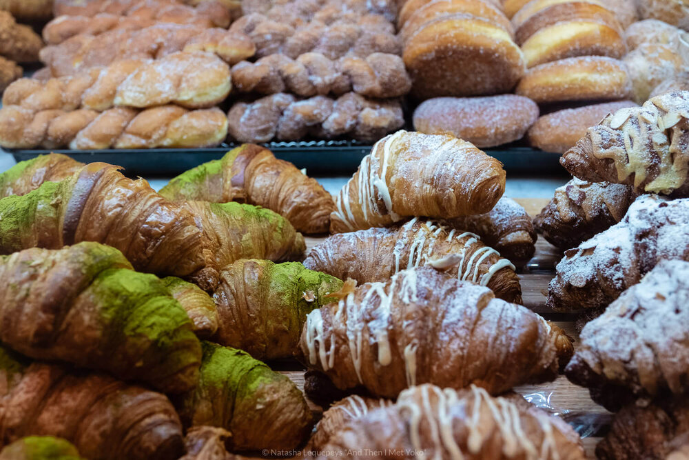 Pastries from Saint Anna Bakery in Chinatown Chicago, USA. Travel photography and guide by © Natasha Lequepeys for "And Then I Met Yoko". #chicago #usa #travelblog #travelphotography