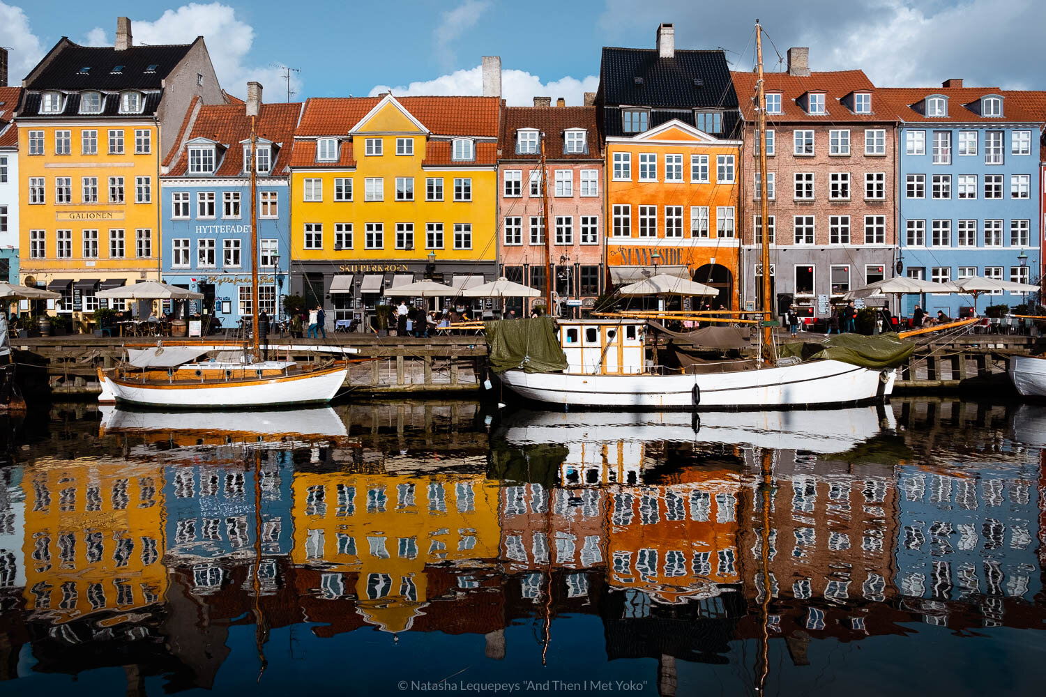 The old port, Nyhavn, Copenhagen. Travel photography and guide by © Natasha Lequepeys for "And Then I Met Yoko". #copenhagen #traveleurope #travelblog #travelphotography