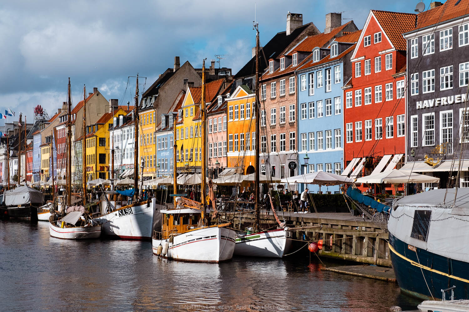 The old port, Nyhavn, Copenhagen. Travel photography and guide by © Natasha Lequepeys for "And Then I Met Yoko". #copenhagen #traveleurope #travelblog #travelphotography