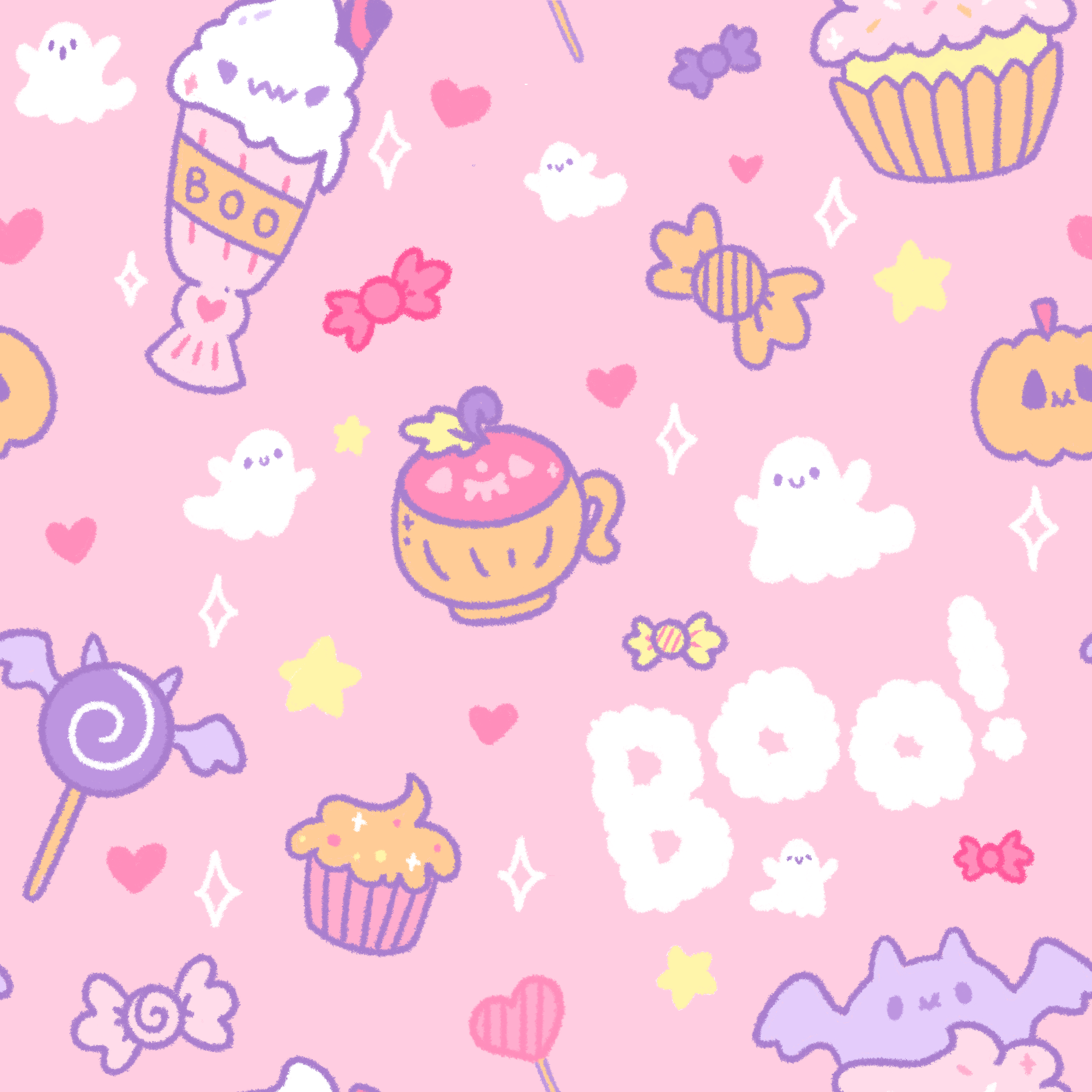 Repeating Spooky Pattern