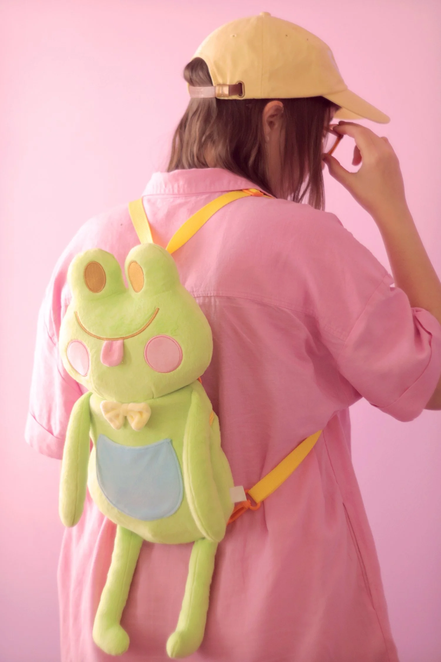 Frog Plush Backpack