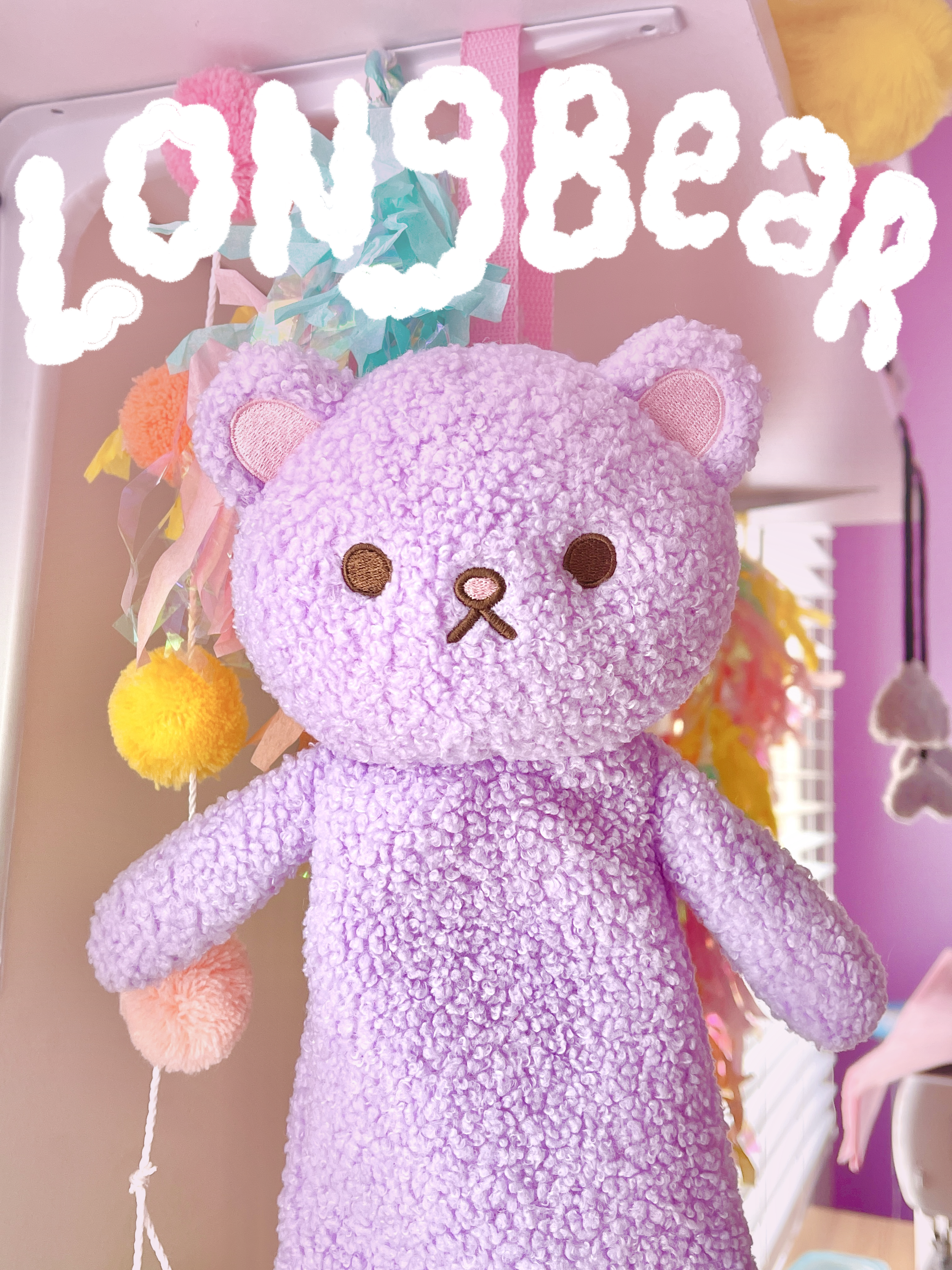 Long Lavender Bear