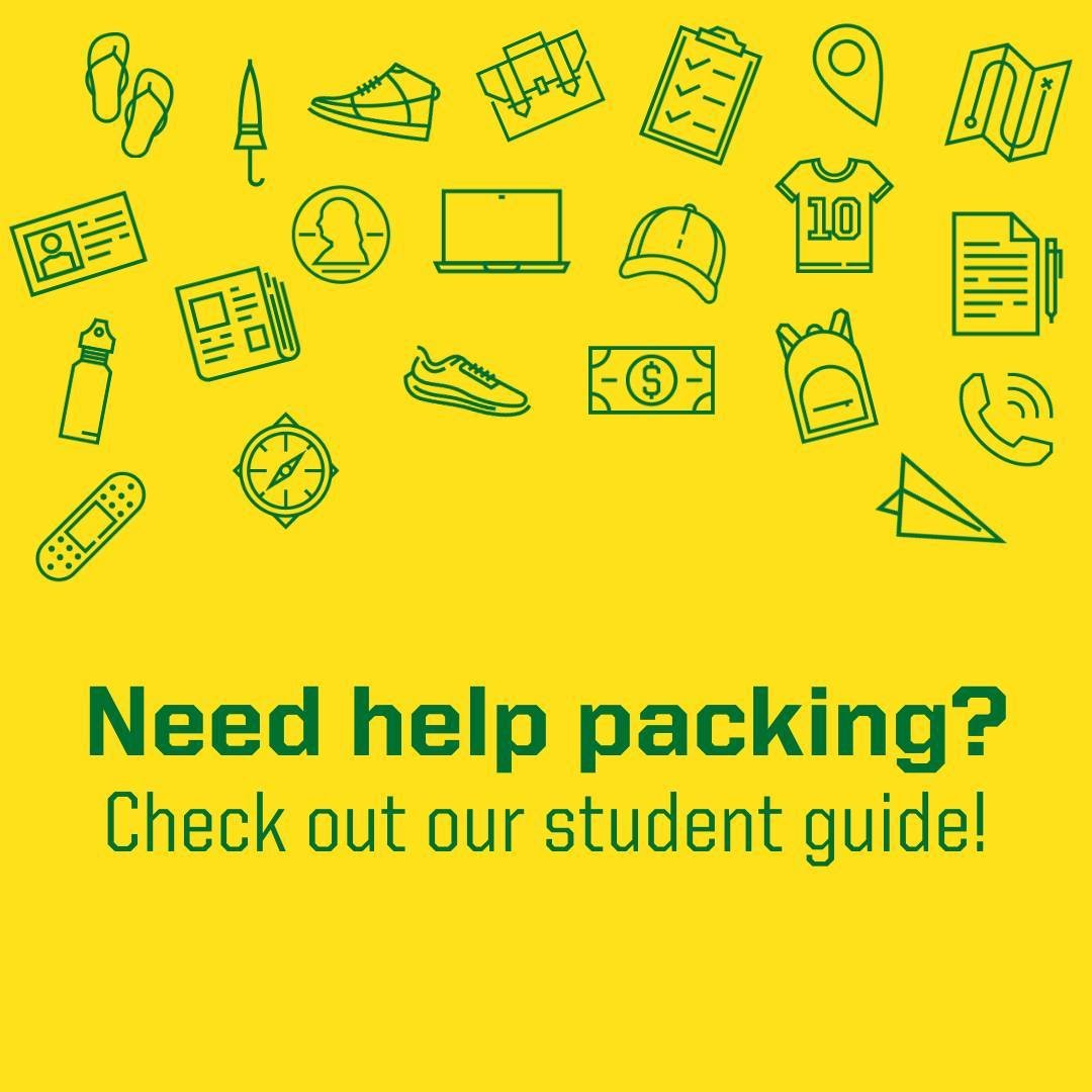 Make a list and check it twice 👯  We've got the list, so all you need to do is start filling that suitcase!

Visit the link in our bio to check out our student guide as you prepare to go abroad and download our packing list 📋