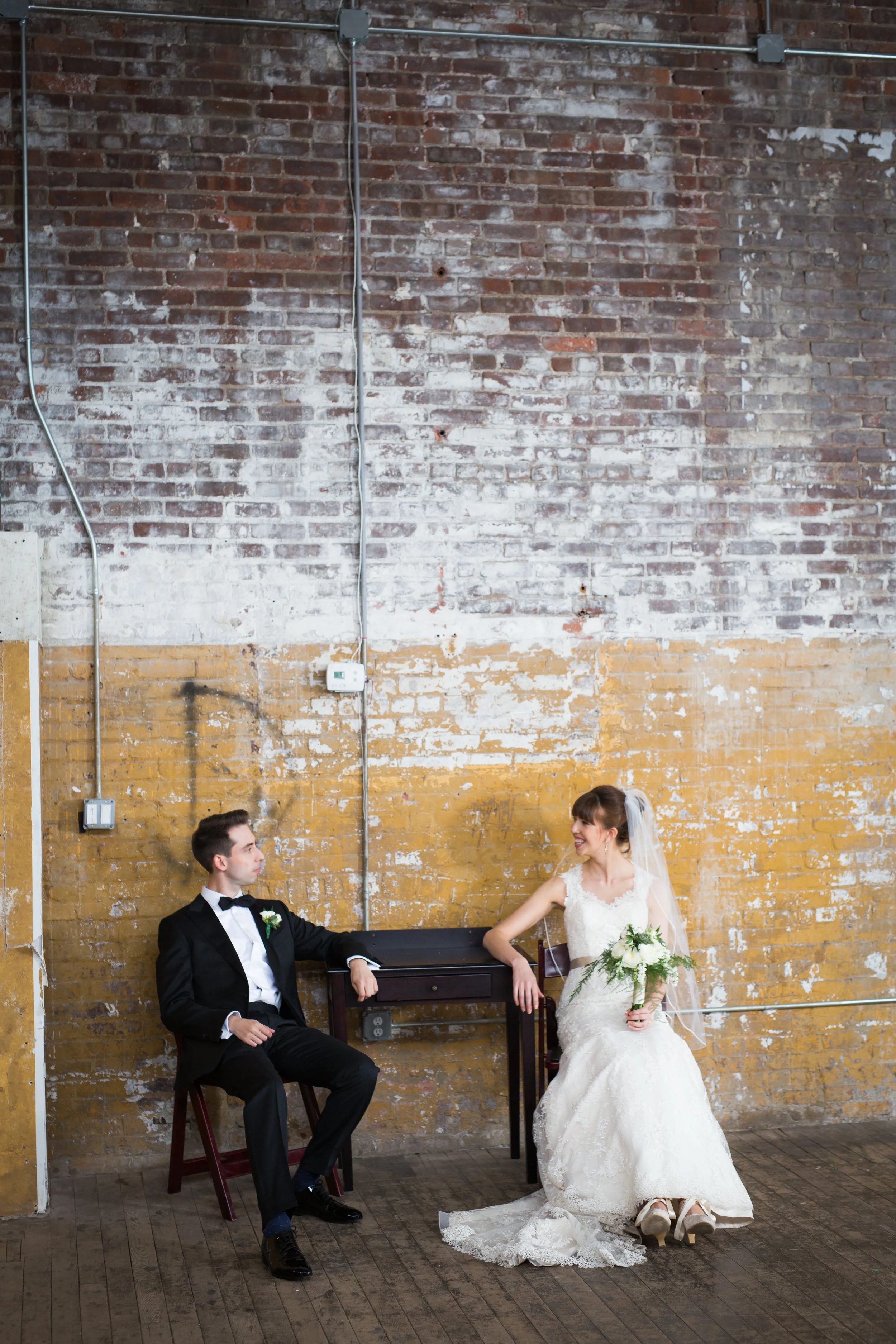 Greenpoint Loft Wedding, Brooklyn NYC, featuring Elegant Events by Laura