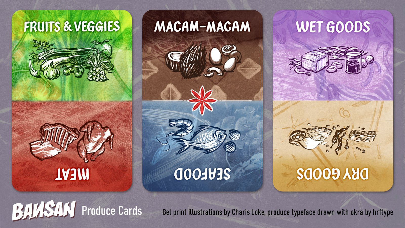 Bansan Produce Cards