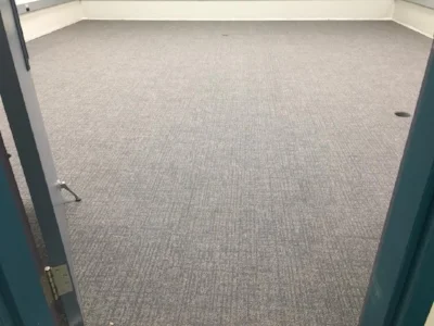 Commercial Carpet in business office building.