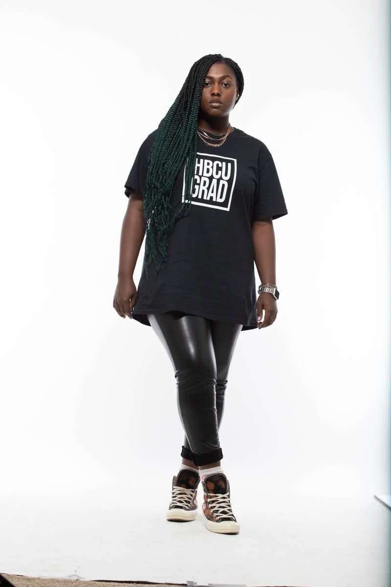 "Black/White" Box Logo Tee