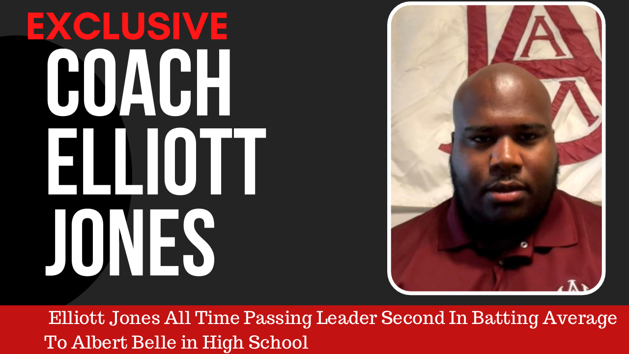 Elliott Jones All Time Passing Leader Second In Batting Average To Albert Belle in High School 