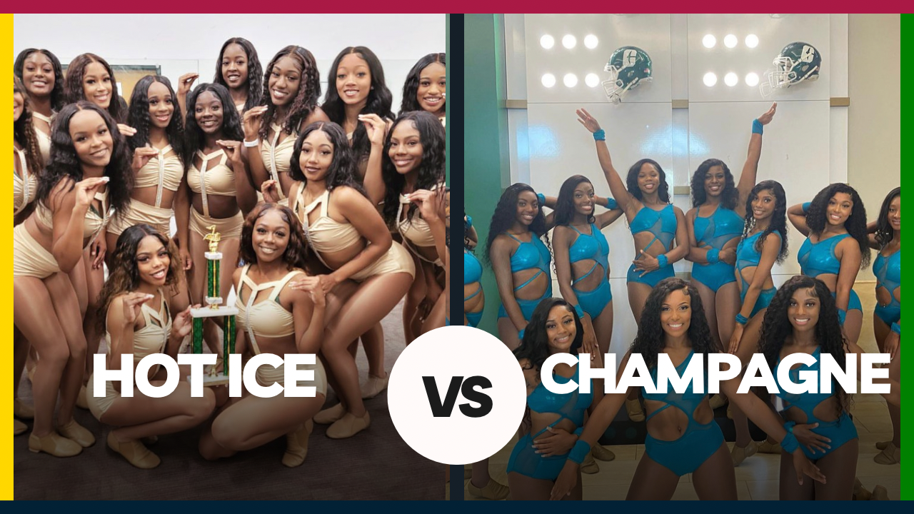 Norfolk State Hot Ice vs SC State Champagne Dancers