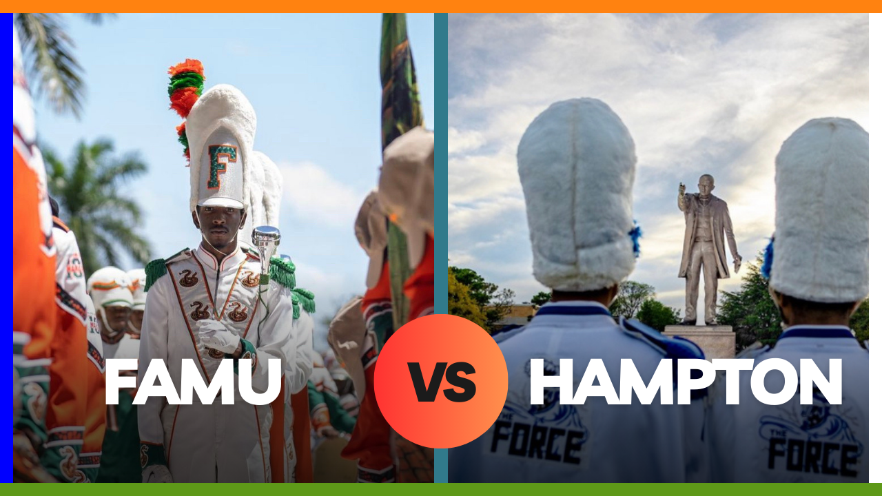 FAMU Drum Majors vs Hampton Drum Majors