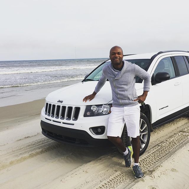 Tried something new today in my new #JeepCompass Went #offroading in the #obx #northcarolina Mini Vacation. #jeeplife #actorlife #djlife #entrepreneur #islandlife #vacation #teamjeep #scorpiodjs