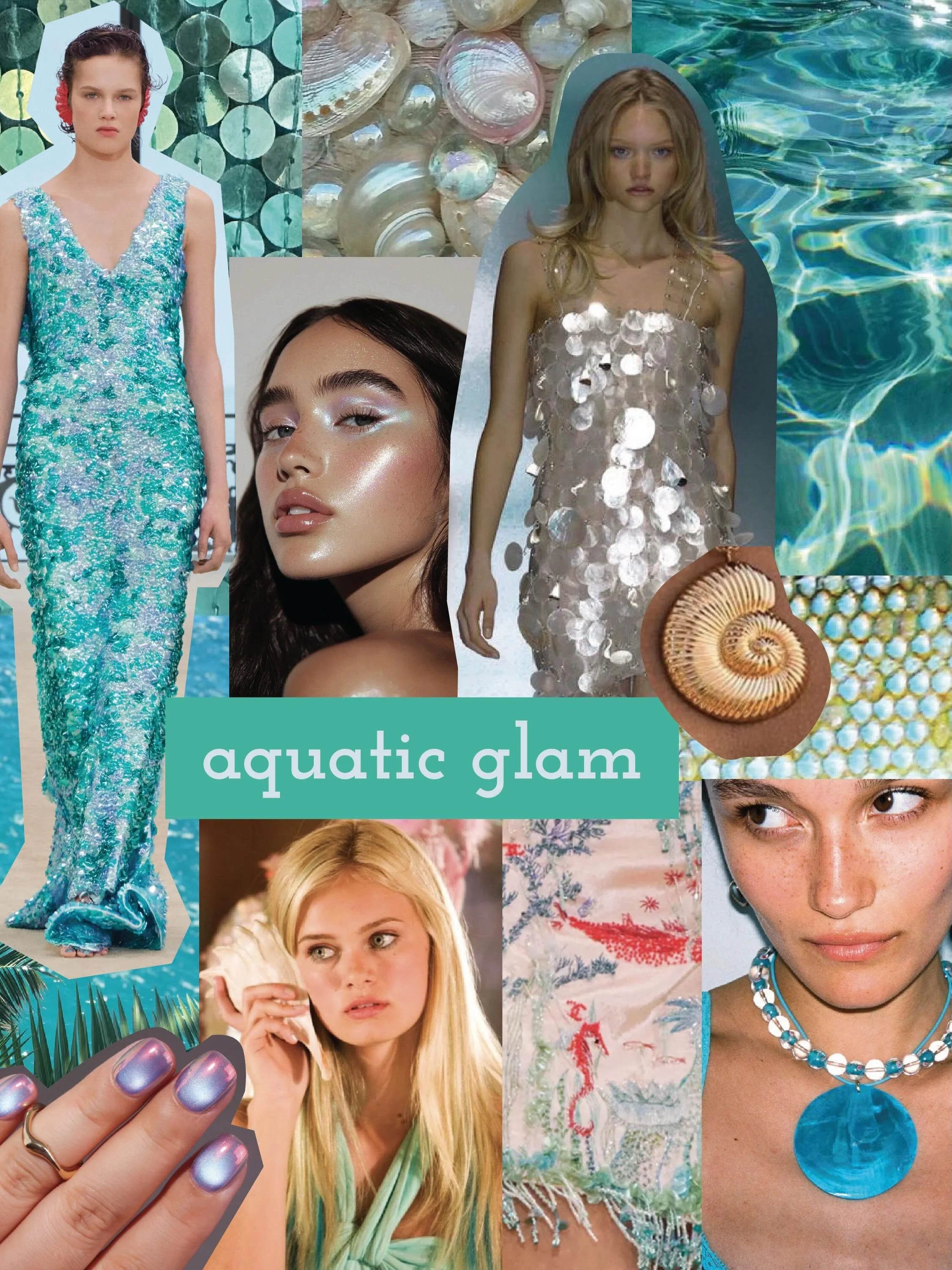 part two of exploring all things mermaidcore and aquatic glam 🧜🏻&zwj;♀️✨ 

applied some of my favorites from my print library in fashion, gifts, kids, home, and stationery! loving this trend and all things ocean for summer.